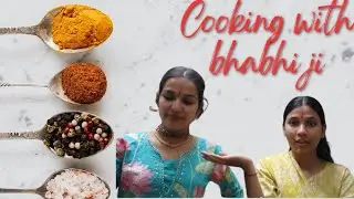 Bhabhi ji ke sath ki cooking 😋❤️ || shivani upadhyay vlogs ||