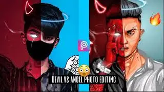 Devil vs angel concept photo editing concept in PicsArt lI PicsArt tutorial I