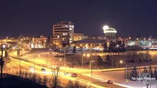 Full Moon Timelapse - North Battleford Saskatchewan