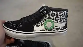 Vans X Supreme Skate Grosso Mid (Monogram S Logo/Black) UNBOXING