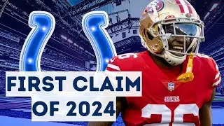 Indianapolis Colts make their FIRST WAIVER CLAIM of 2024 season