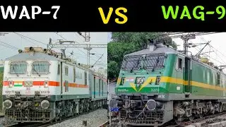 Wap-7 VS Wag-9 | Wap-7 And Wag-9 | Wap-7 Locomotive | Wag-9 Locomotive