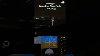 POUSO EM GUARULHOS COM TURBUL&Ecirc;NCIA E CHUVA ⛈️