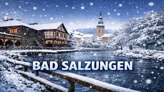 Bad Salzungen im Schnee ❄️ | Winterwunderland in Thüringen 🇩🇪 | Spaziergang durch die Stadt