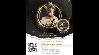 His Covenant @ Mojisola Victoria Adedayomi's 50th Birthday Celebration | Live from Edmonton