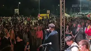 Группа из Литвы ПОРВАЛА Резекне! 🔥Концерт (Loud Fish) 01.08.2025.