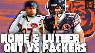 Rome Odunze & Luther Burden OUT Ahead of Bears vs Packers 