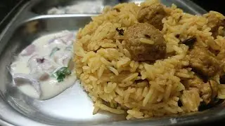 #veg mutton briyani recipe in tamil //# வெஜ் மட்டன் பிரியாணி 