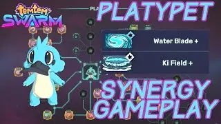 Temtem: Swarm - Platypet Gameplay | Water Blade + and Ki Field +