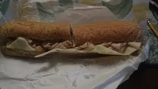 Subway Mukbang Eating The Reuben Sandwich