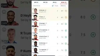 Namibia vs canada dream11 team/nam vs can dream11 prediction/nam vs can/ipl2025 chart/ipl2025