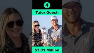 Top 10 Highest Paid PGA Tour Golfers in 2022 #golf #shorts