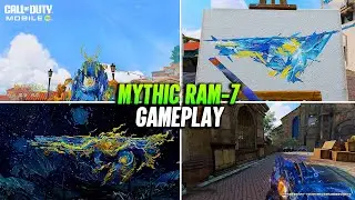 Mythic RAM-7 Inspection, Kill Effects & Iron Sight Gameplay CODM - Showcase COD Mobile