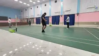 Badminton match 12-21 northern coalfields limited Krishnashila project utter predesh 