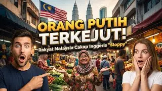 Orang putih terkejut, rakyat Malaysia selamba cakap orang putih. 