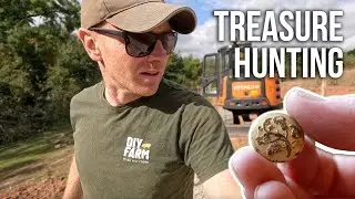 SURPRISE FIND WHILE LAYING OUR FARM TRACK!
