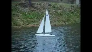 daves soling 1mtr first sail