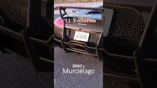 Lamborghini Aventador VS Murci&eacute;lago VS Lamborghini Diablo, Lamborghini V12 exhaust sound evolution