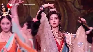 【2026东方卫视跨年·刘宇纯享】刘宇《壁上观》舞台完全就是艺术啊，从天而降，犹如仙子降临，国风美少年演活敦煌壁画！#2026东方卫视跨年 #刘宇