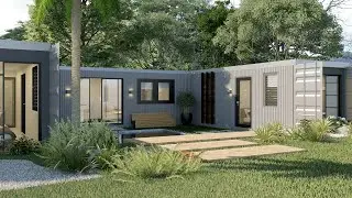 Modelo Atlantis 1 contenedor de 40ft y 2 contendores de 20ft