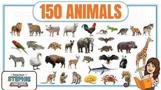 150 Animals for Kids | Learn Animal Names with Pictures