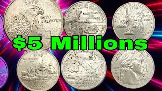 Ultra Rare & Most Valuable Washington State Quarter Dollars 💰 | Rare US Coins Worth BIG Money!