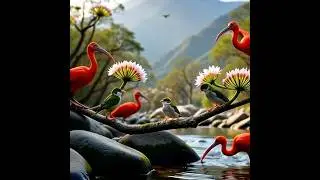 24 - Bird Song &ndash; Bird Sound -  Natural Healing Music | Stress Relief - Attract Abundance #shorts