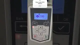 ABB inverter 2310 fault  #vfd #abb