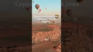 Cappadocianya Indonesia! Brown Canyon Semarang! #travel #browncanyon #semarang #jalanjalan #shorts