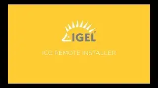 ICG Remote Installer