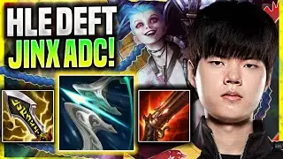 DEFT DESTROYING WITH JINX! - HLE Deft Plays Jinx ADC vs Ashe! | Season 11