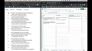 How I Study the Bible and Pray using Google Sheets