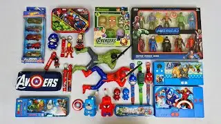 Avengers Stationery & Toys Collection🤩Geometry, PencilBox, Action figure, Pen, Sharpener, Spinner