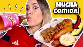 🇨🇴COMIENDO COMIDA COLOMBIANA por 24 HORAS / *Mi Primera Vez*/Gabykisses