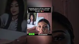 Amanda shows off her calendar FEATURING pics of Yera and Zavala..🥹💖#amandasoliss#fyp#virals#shorts