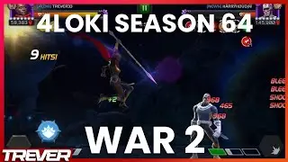 Debut War for Karolina!  Season 64 War 2 4loki vs NewN