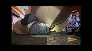 Pocket Ship project. Time-lapse tack welding.