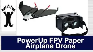 PowerUp FPV Paper Airplane Drone at CES 2016