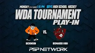 🏒 (2-17-25) WDA HOCKEY PLAY IN GAME- DICKINSON AT BISMARCK