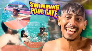Swimming Pool Me Kiye Maje 🤩😂|  #vlog #shoot   #sahilkhannt | Shahid Saifi NT |#fun #comedy #swim