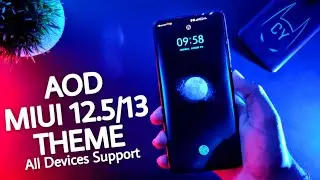 Aod Miui 12.5/Miui 13 Theme For Any Xiaomi Device's | Aod Theme All Mobile Support | Miui 12.5/13