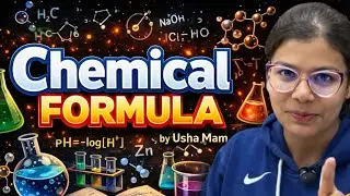 1️⃣ Top Chemical Formula 🔥 | One Shot Chemistry Revision | By Usha Mam 💯🔬