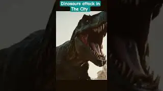 Dinosaurs attack in the city 2025 | dianosour vs human's 2025 |