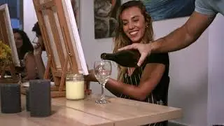 ART & WINE - LA MEJOR ACTIVIDAD DE PINTURA Y VINO DE BARCELONA