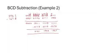 BCD subtraction