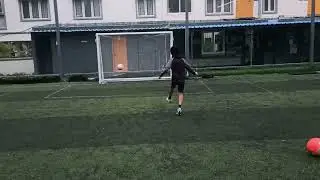 Mahendra's Football shooting improvement #football #footballmotivation #footballpractice #soccer