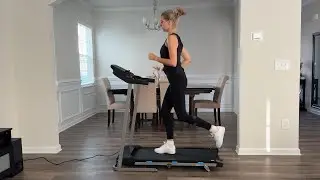 WELLFIT TM015 Foldable Treadmill With Incline & Side Rails 350lbs Capacity