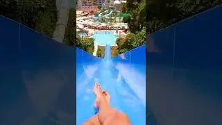 Kamikaze WaterSlide at WaterHill WaterPark, Antalya, Turkey (T&uuml;rkiye) #shorts