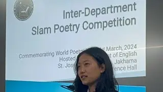 World Poetry Day, 2024 @ SJC (A), Jakhama // Slam Poetry Competition&hellip;