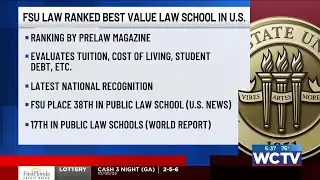 FSU Law ranked best value law school in the nation